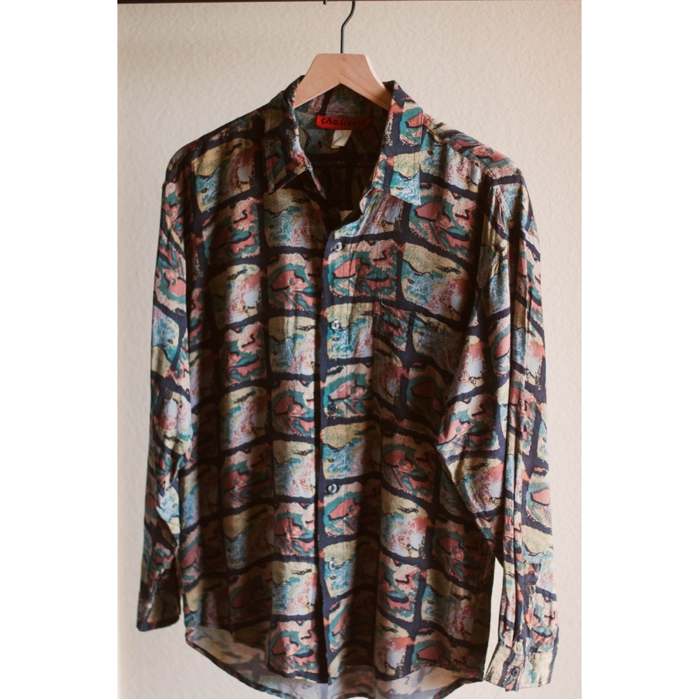 Challenge Vintage Button Down Shirt